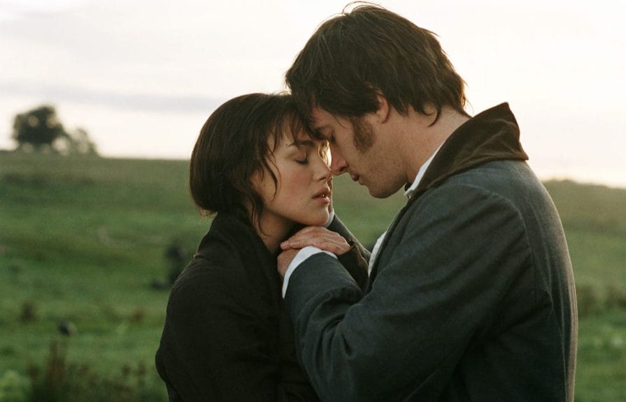 Elizabeth and Mr. Darcy in Pride and Prejudice film